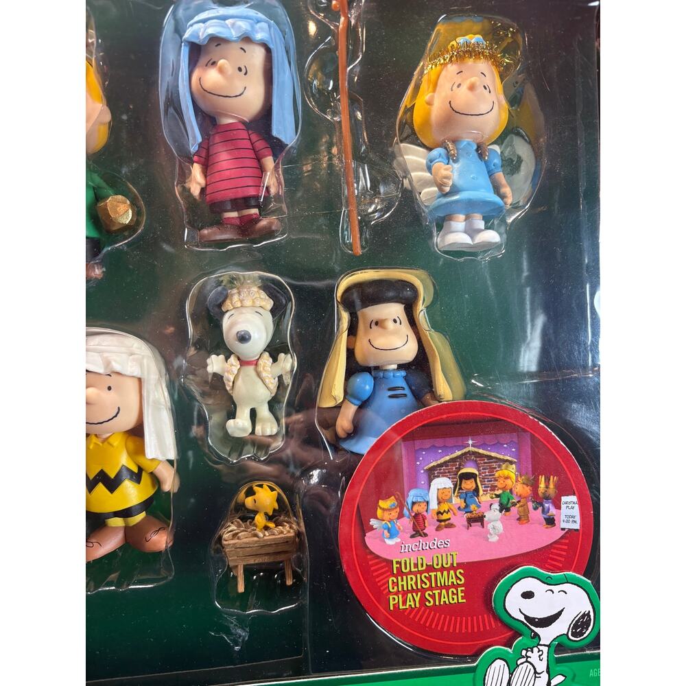Peanuts Christmas Mini Nativity Pageant Set of 9 NIB - Picture 3 of 16